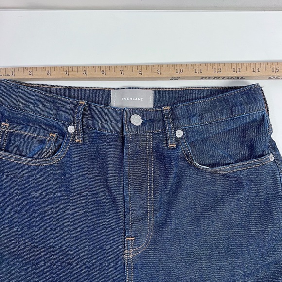 EVERLANE High Rise Ankle Cropped Jean 28 Medium Wash Like New! - Picture 7 of 7